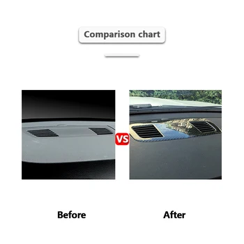 For BMW E90 3-serie tilbehør Car Interior Carbon Fiber Dashboard Højttaler panel dekoration Bil styling Klistermærker udsmykning