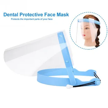 1 Frame 10 Film Dental Beskyttende Dække, Aftagelig visir Udskiftning Dækker Beskyttende Skjold uden papir box
