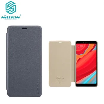 Tilfældet for Xiaomi Redmi S2 telefon dække NILLKIN PU+PC bæretaske flip hard back cover i hård plast til xiaomi redmi Y2 sag