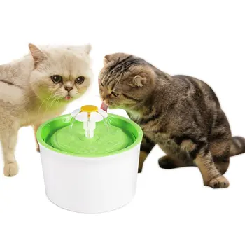 Automatisk Kat Hund Vand Springvand Pet Skål Kat Drikker Blomst Vand Dispenser Petsafe Drink med Filtre Pet Vand Springvand